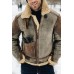 Genuine Leather Shearling Jacket