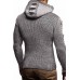 Men's Hooded Knit Cardigan Jacket